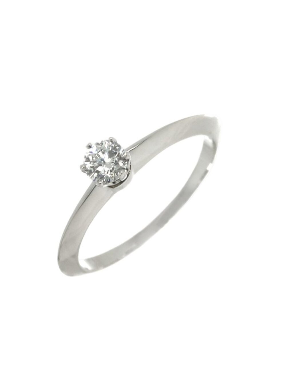 Tiffany & Co Solitaire Diamond Ring Platinum